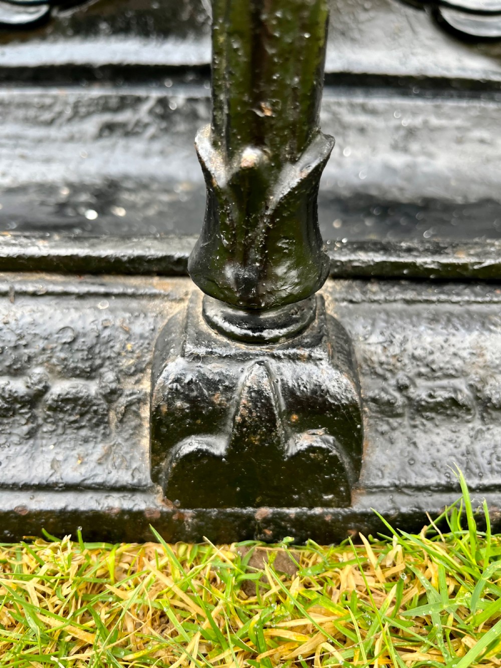 Scottish cast iron stick coat stand View XII