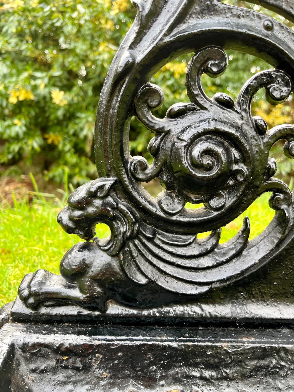 Scottish cast iron stick coat stand View XIII