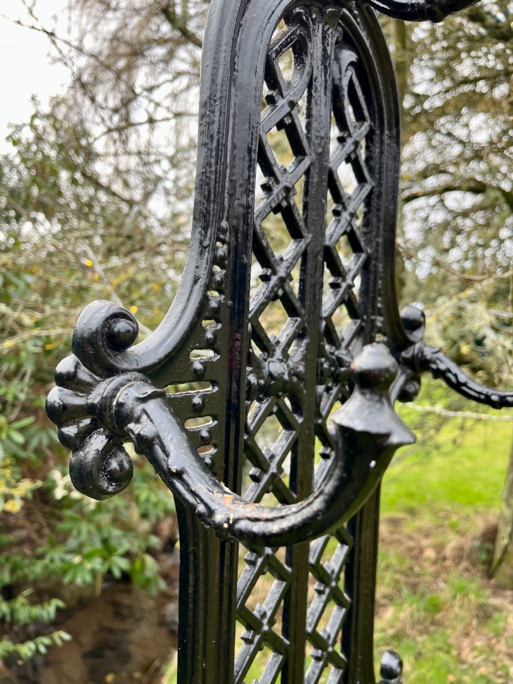 Scottish cast iron stick coat stand View XVI