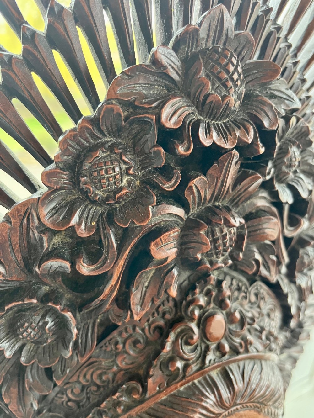 Finely carved Balinese bust View V