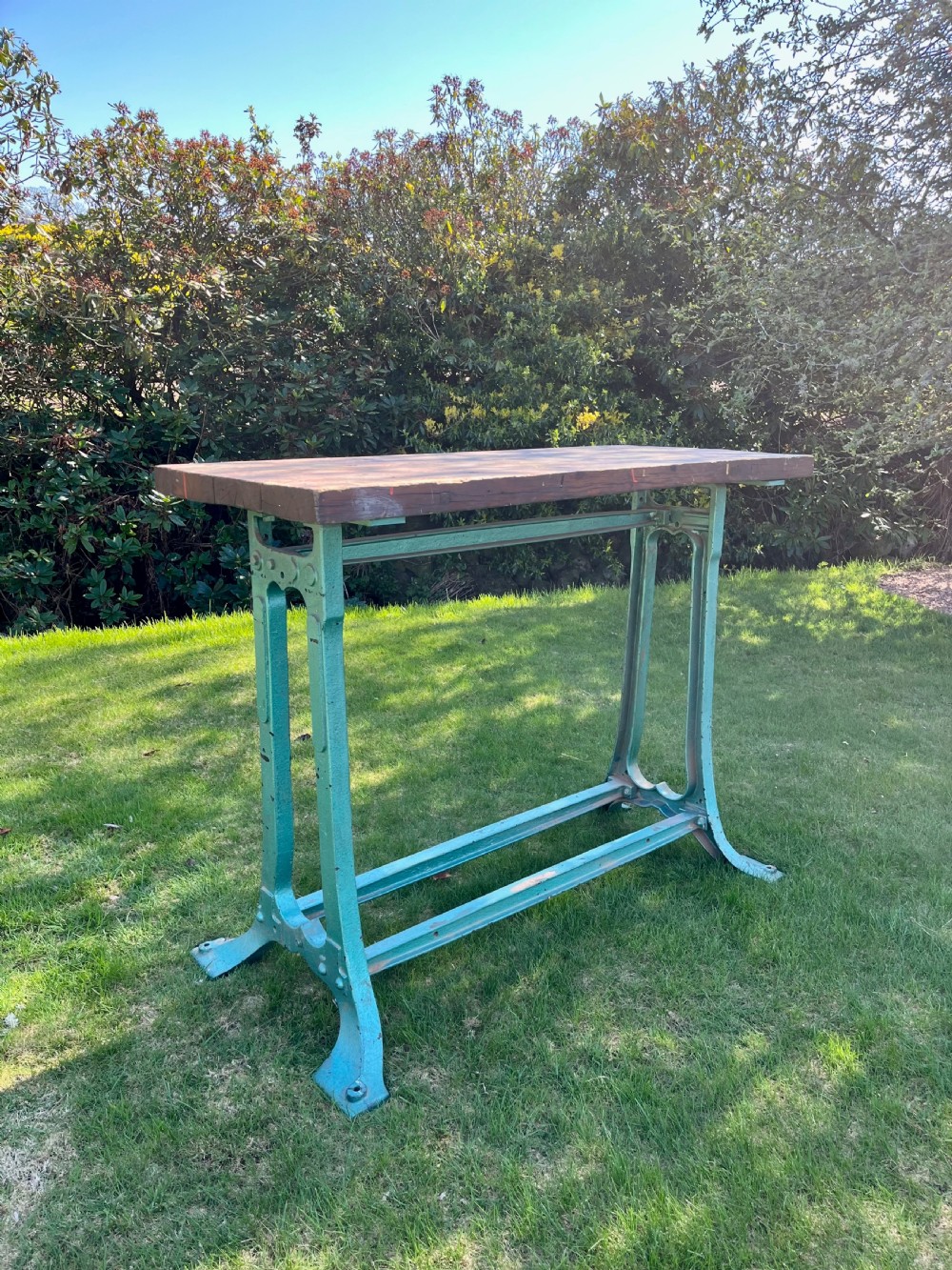 Industrial cast iron table  View III