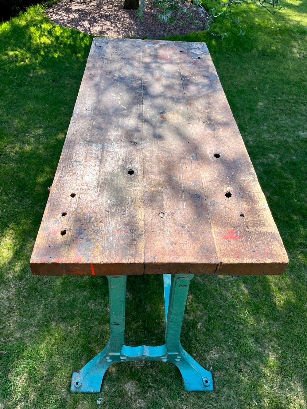 Industrial cast iron table  View VIII