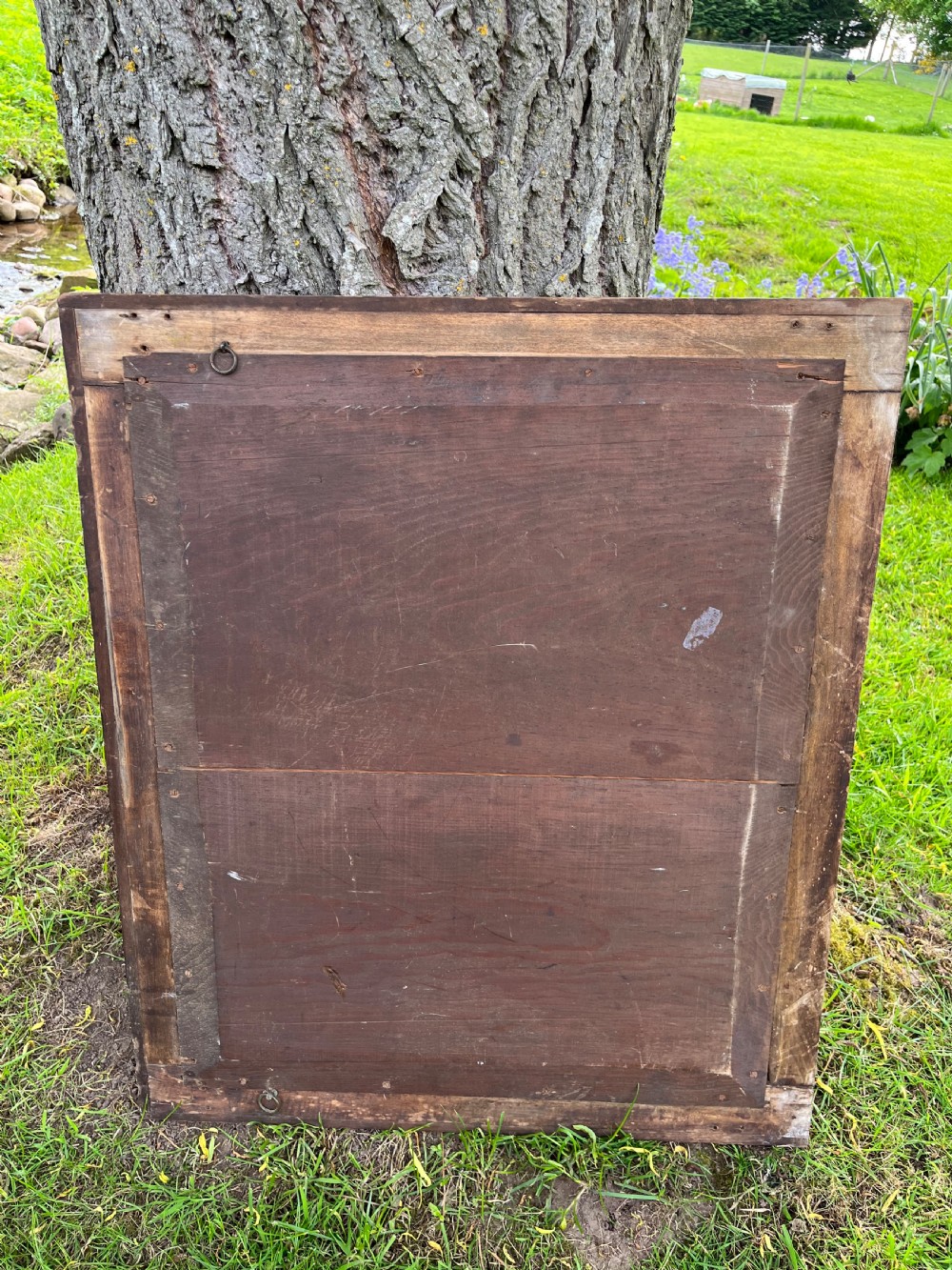 Carved pine wall mirror  View XI