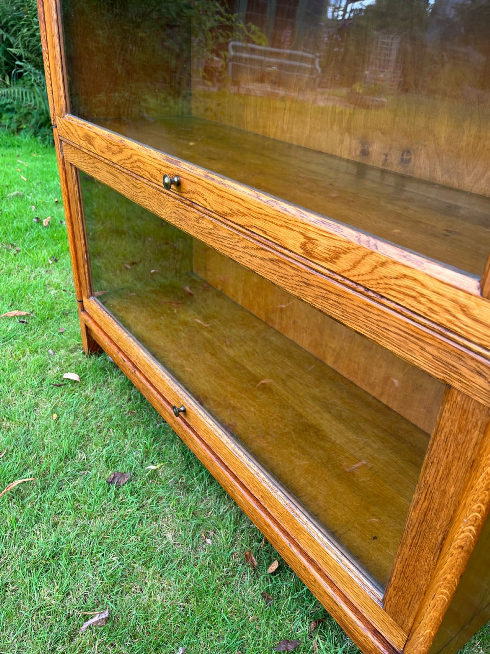 Oak sectional stacking bookcase  View VII
