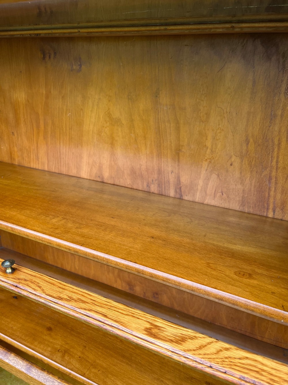 Oak sectional stacking bookcase  View XII