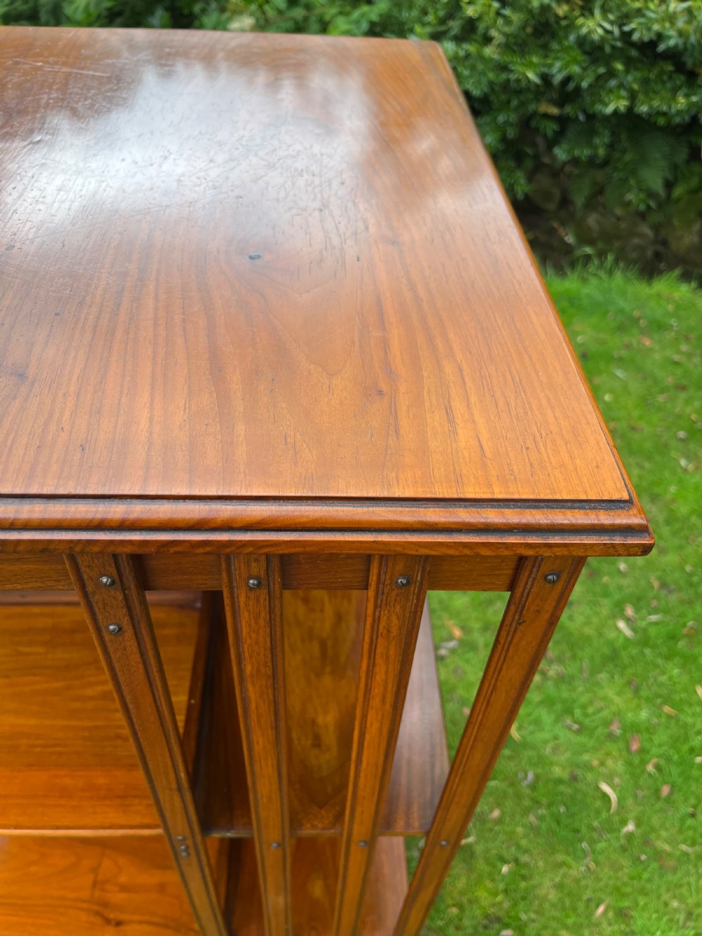 Large walnut revolving bookcase  View IV