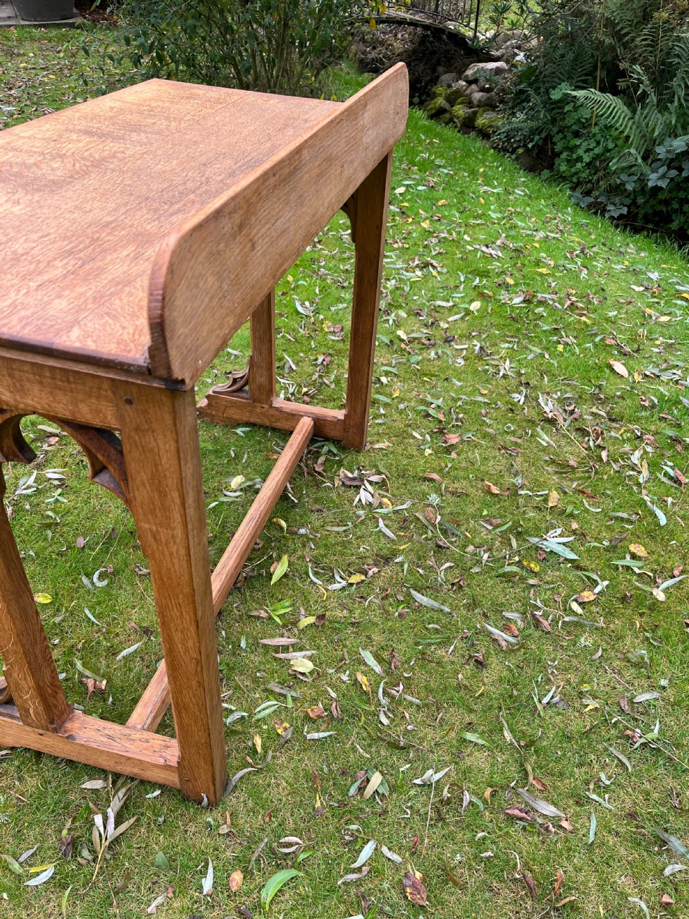 Gothic oak console table  View XIII