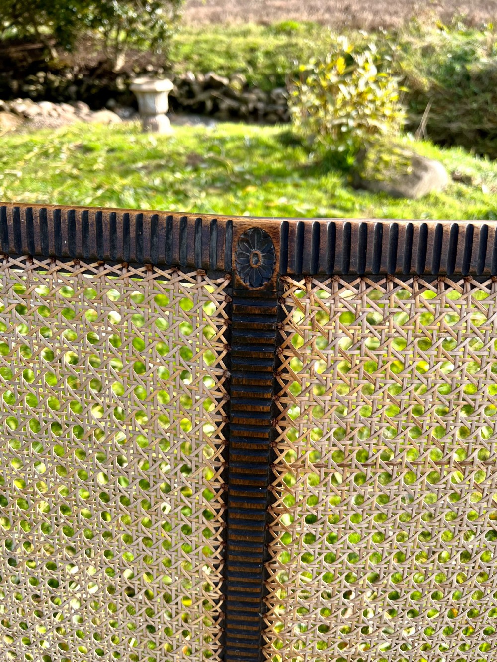 Mahogany settee View VI