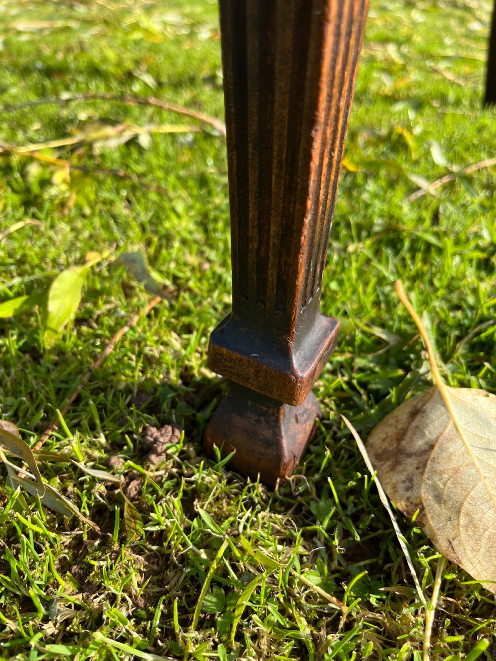 Mahogany settee View XV