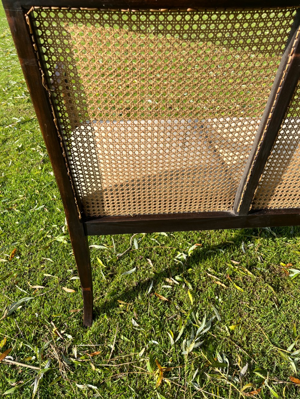 Mahogany settee View XVI