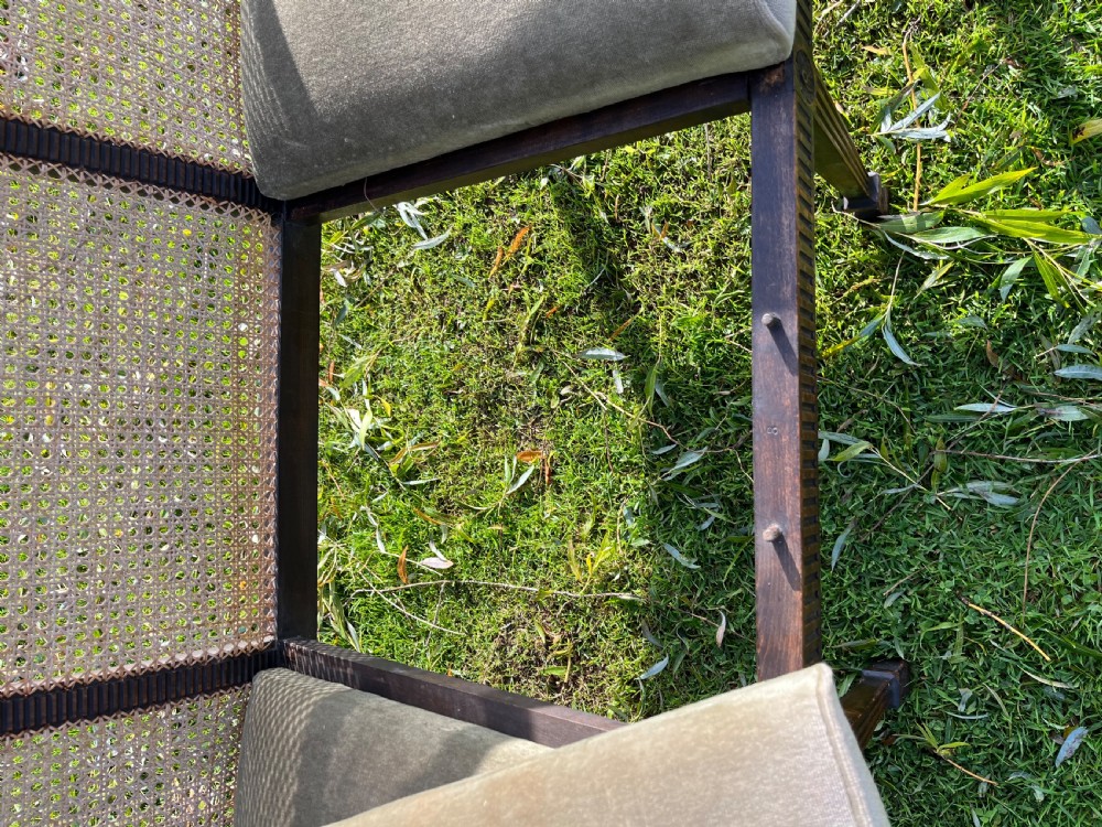 Mahogany settee View XVII