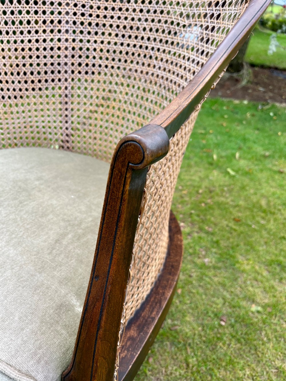 Pair bergere armchairs View III