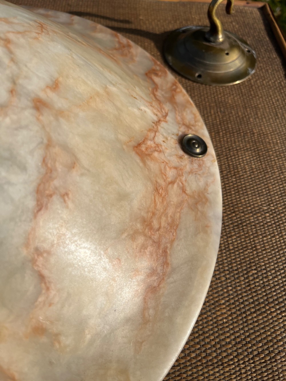 Alabaster pendant light View III