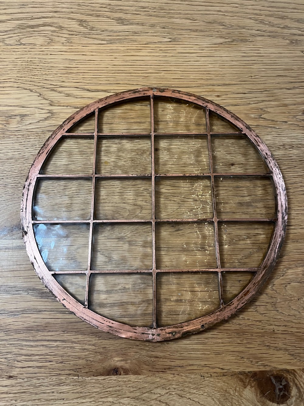 Three copper framed windows  View V
