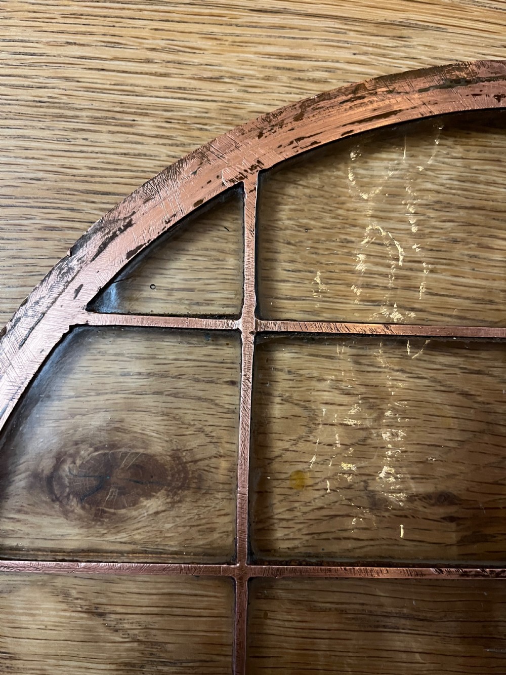 Three copper framed windows  View VIII