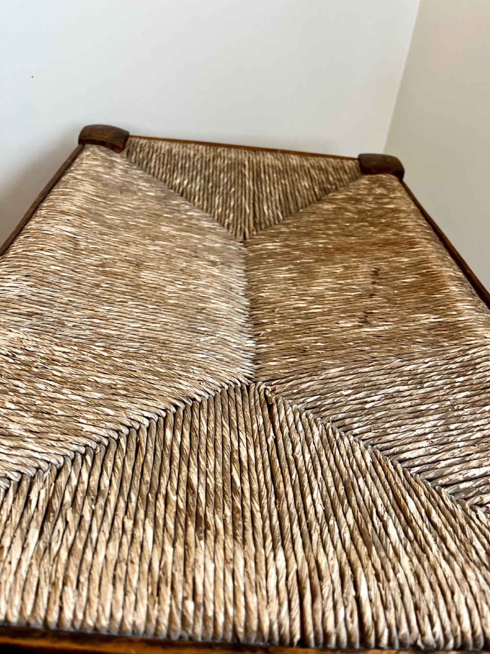 Large rush seat stool  View VI