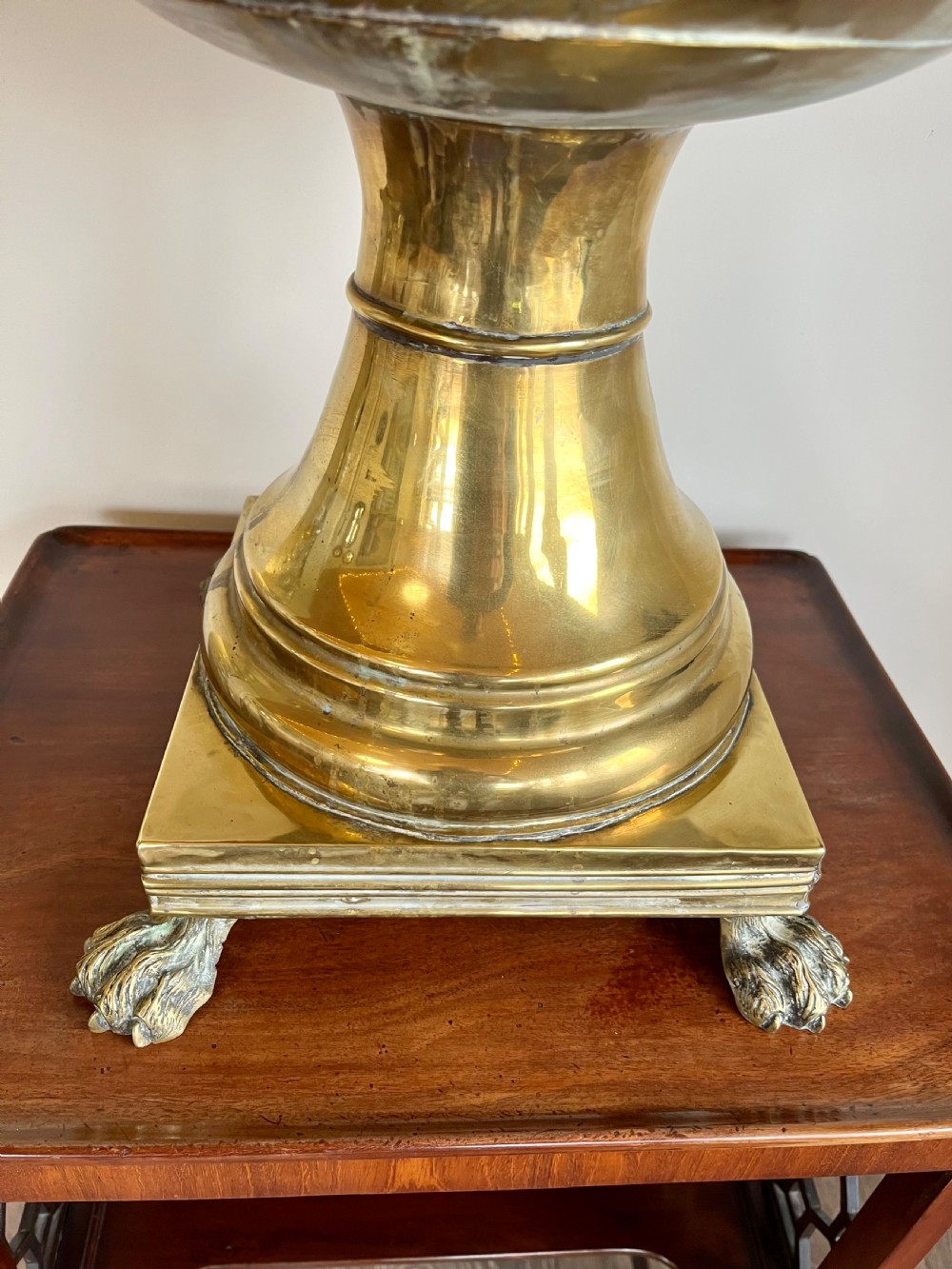 Large brass jardiniere  View III