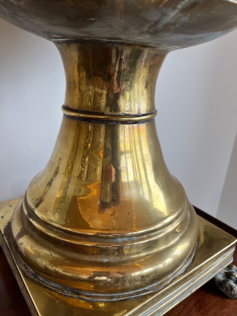 Large brass jardiniere  View XII