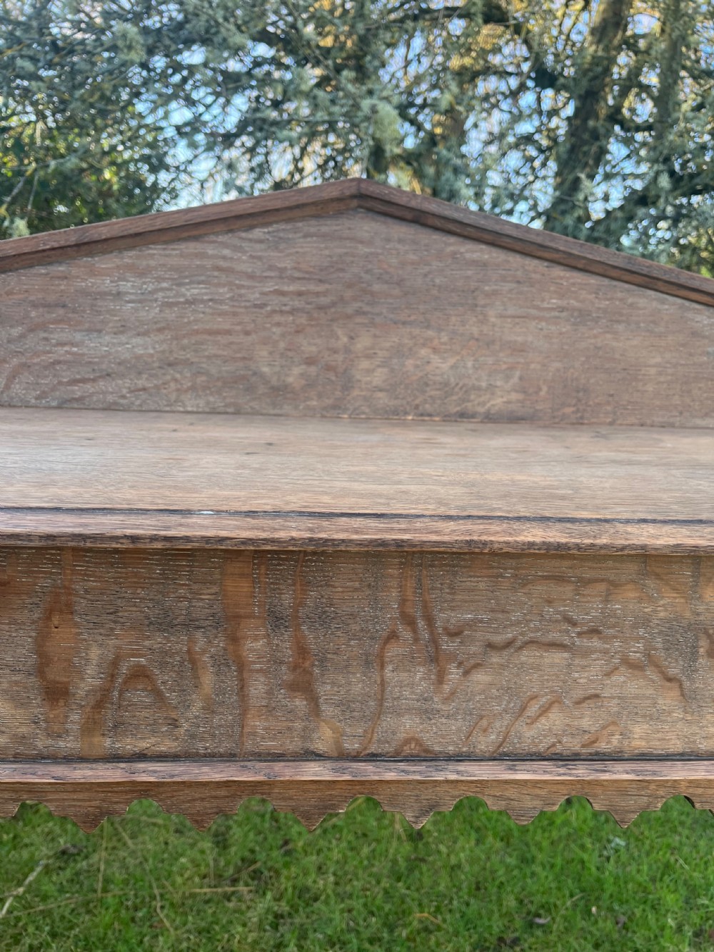 Oak console table  View III