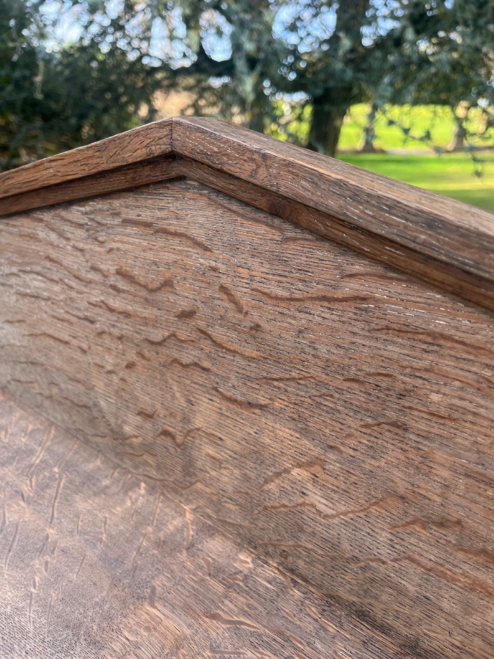 Oak console table  View XII