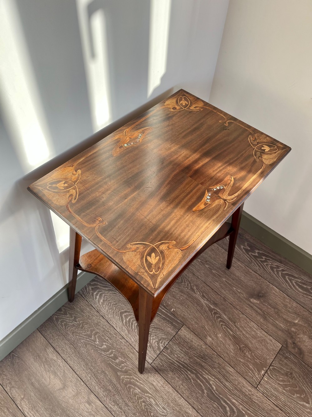 Art nouveau lamp table  View II