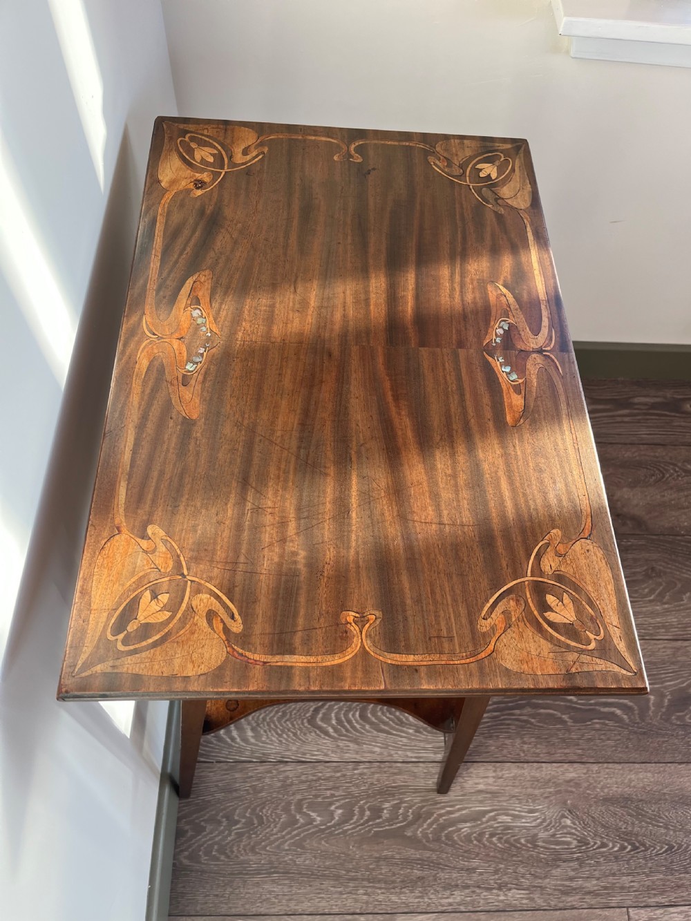 Art nouveau lamp table  View III