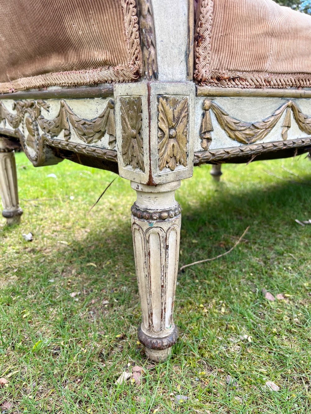 French parcel gilt window seat View III