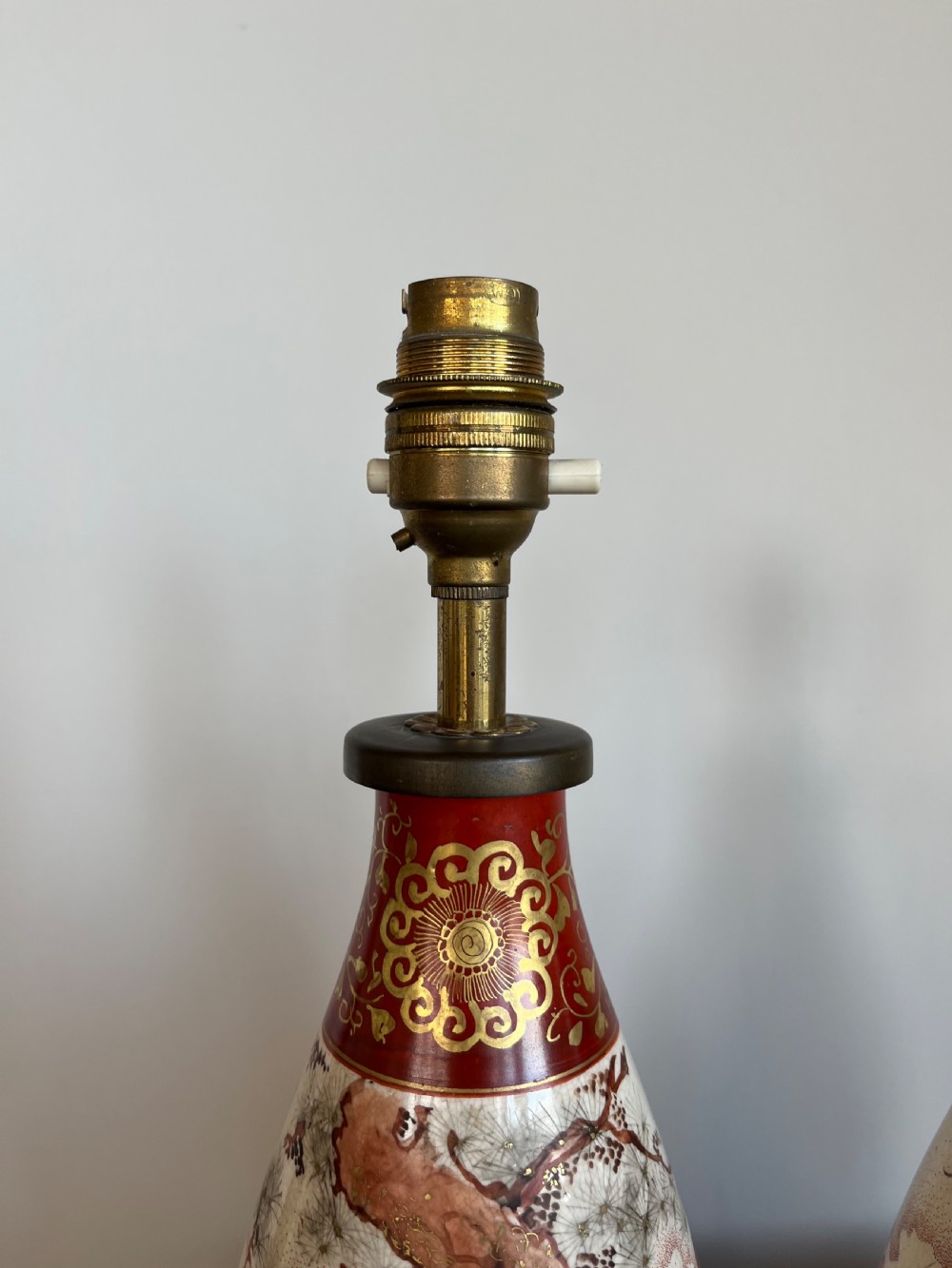 Pair Japanese lamps  View II