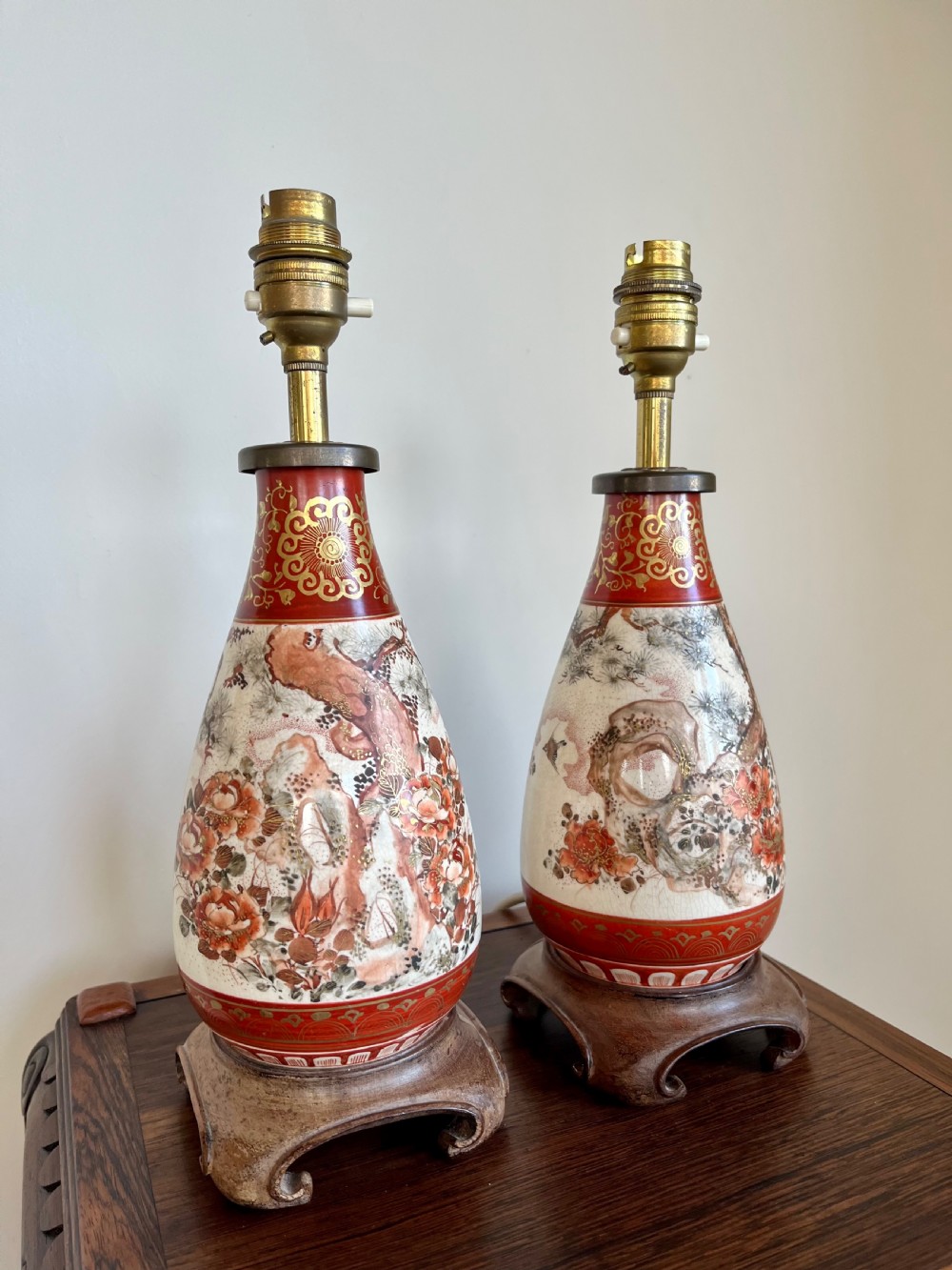 Pair Japanese lamps  View V