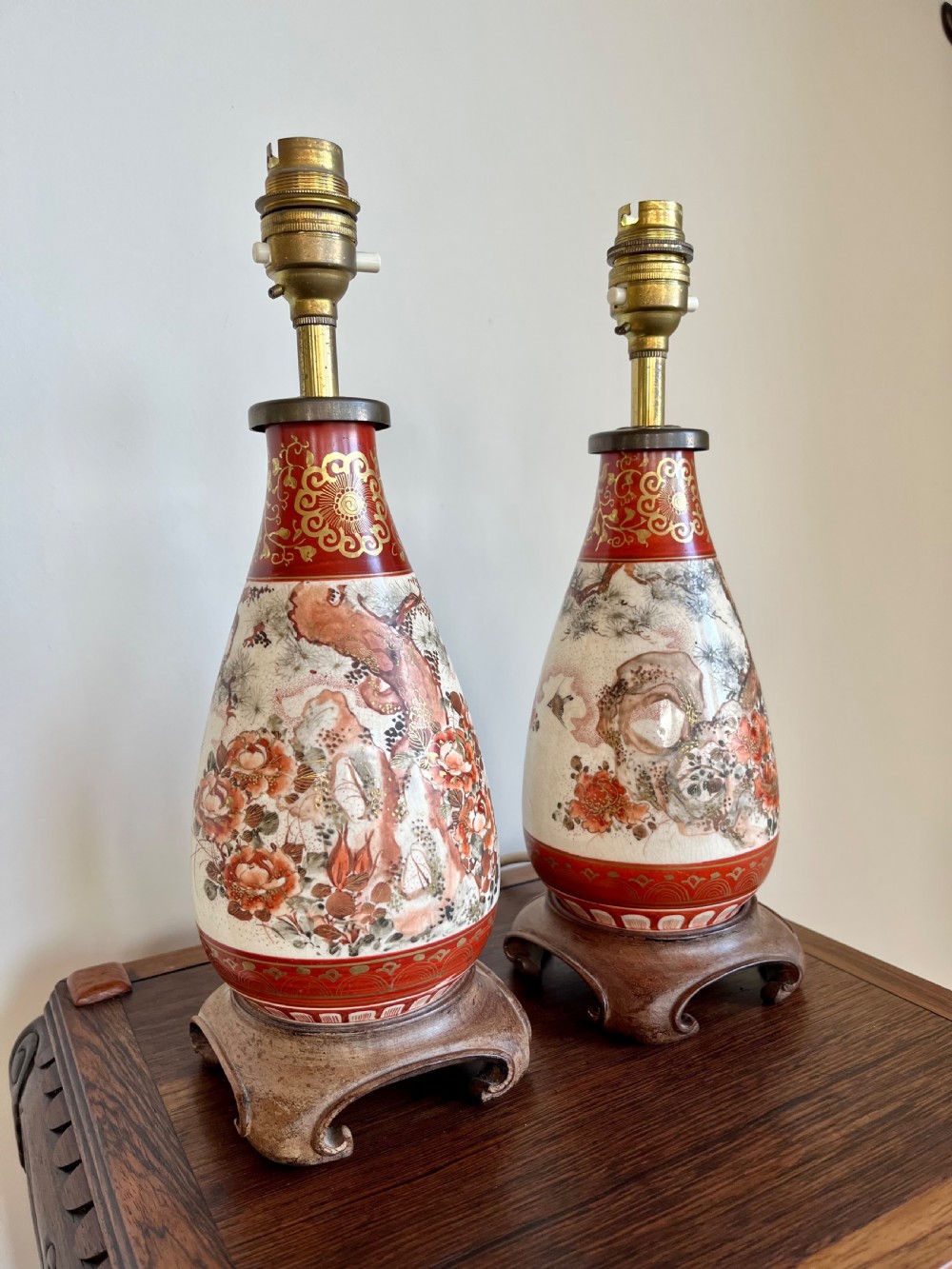 Pair Japanese lamps  View IX