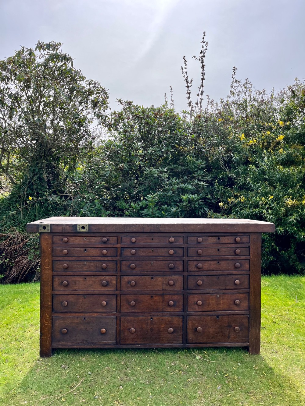 Industrial bank of drawers  View III