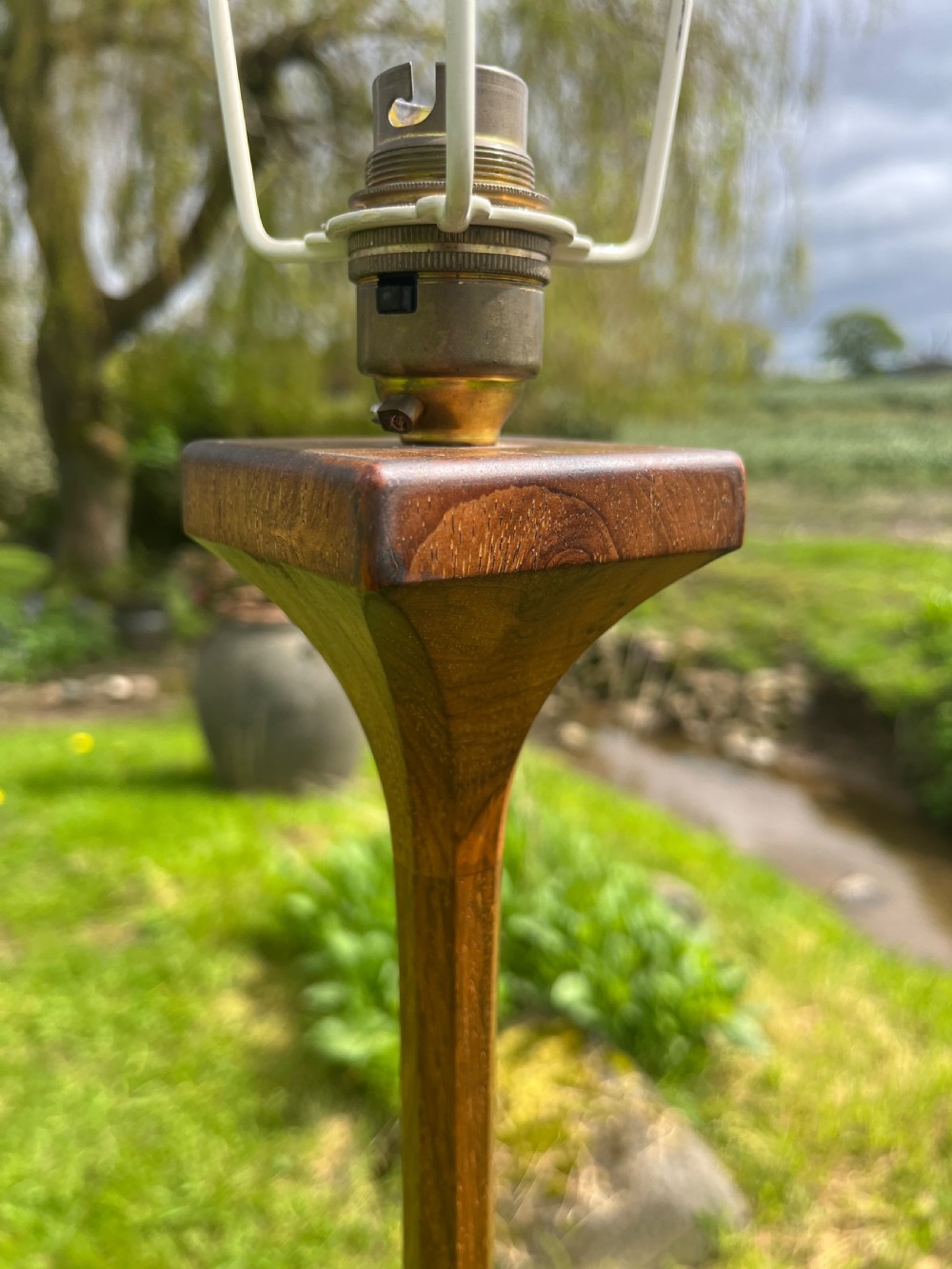 Rare Edward Barnsley standard lamp View VII
