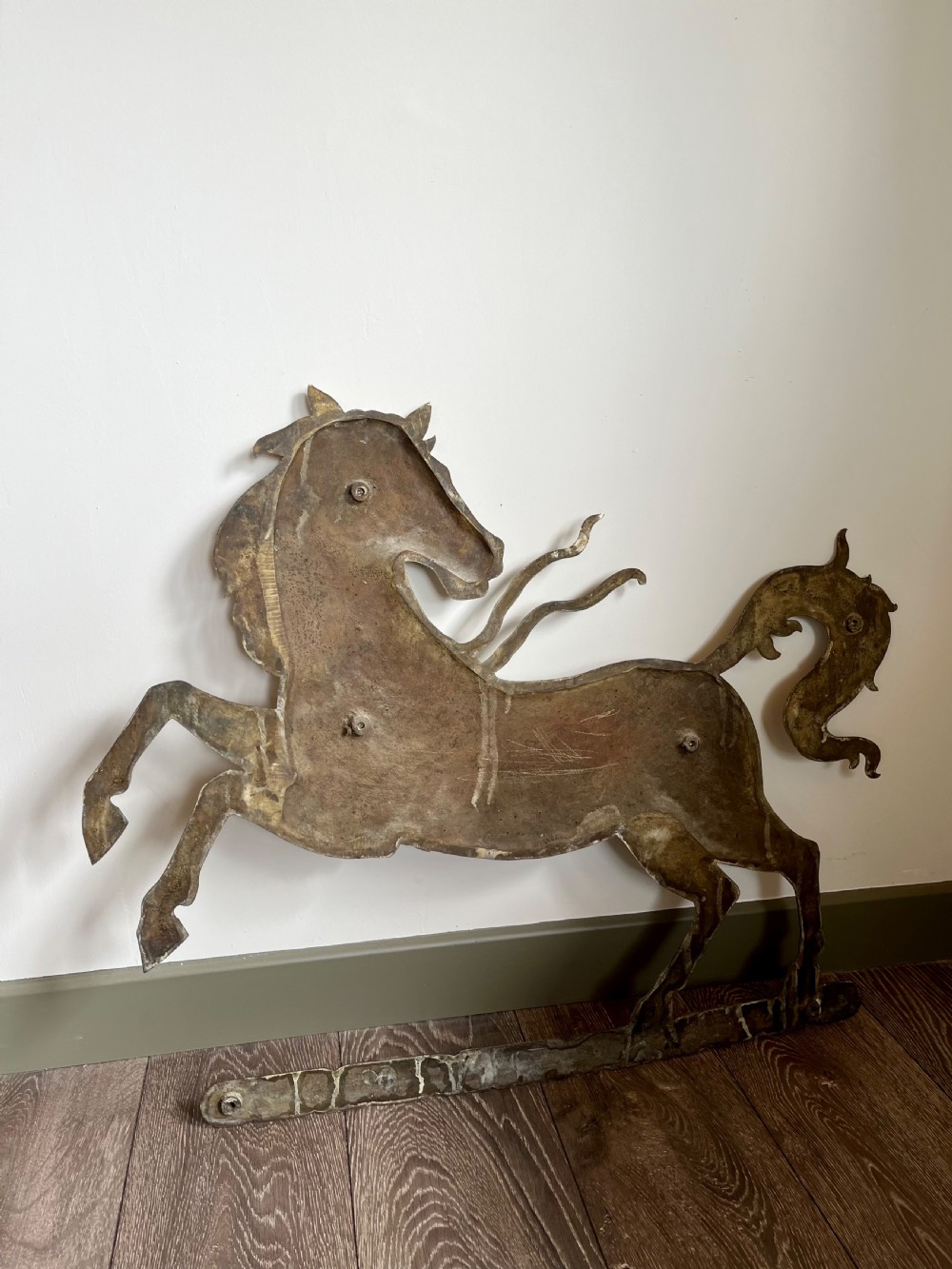 Rare Scottish bronze weathervane  View XII