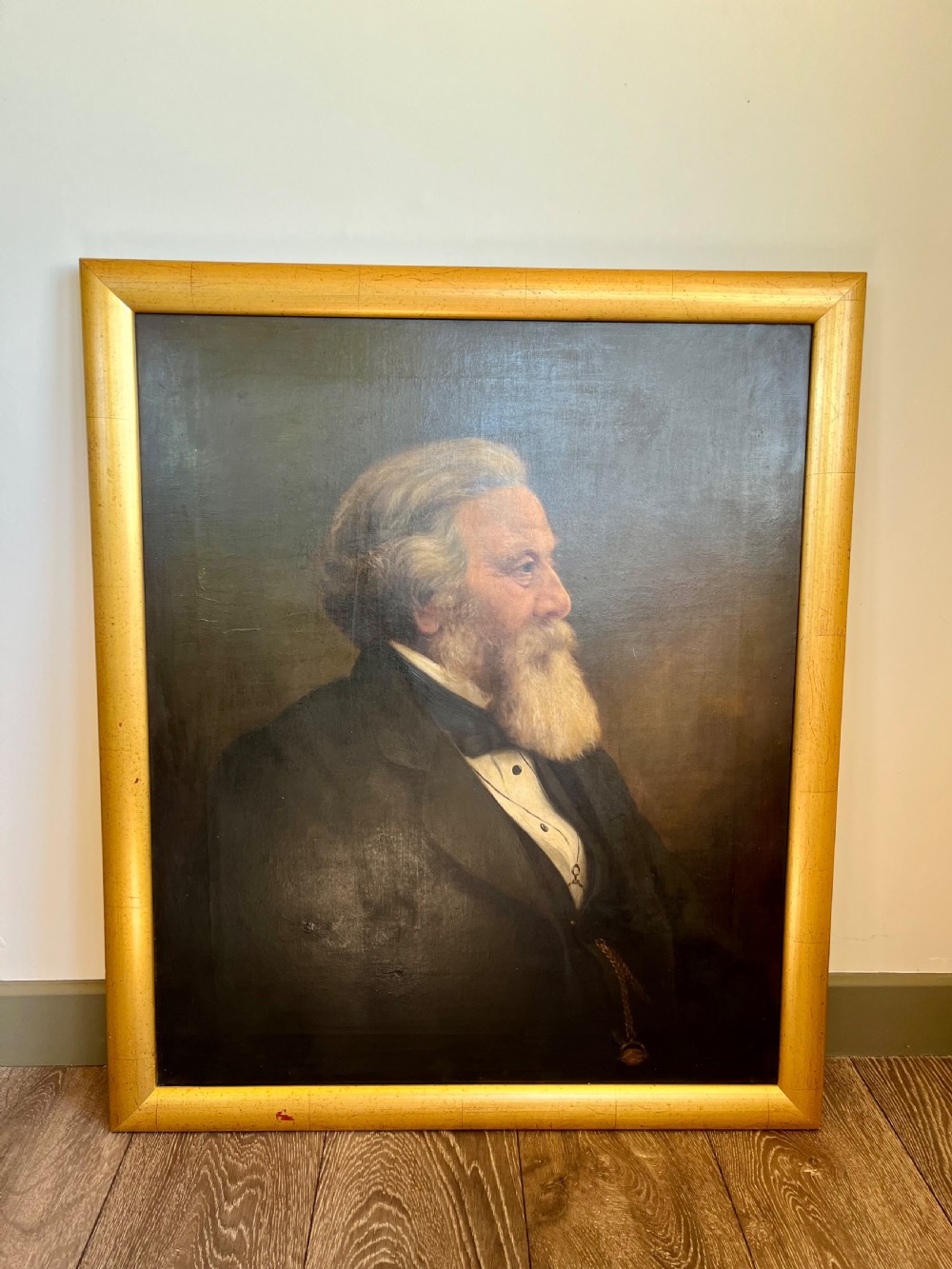 Large Scottish oil portrait 