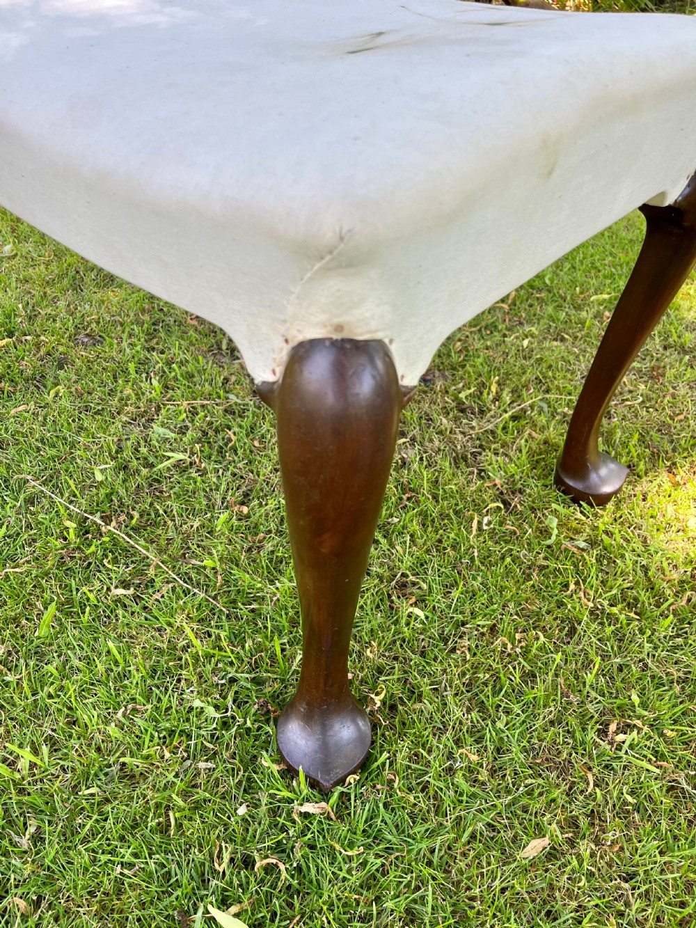 Whytock and Reid mahogany Stool View III