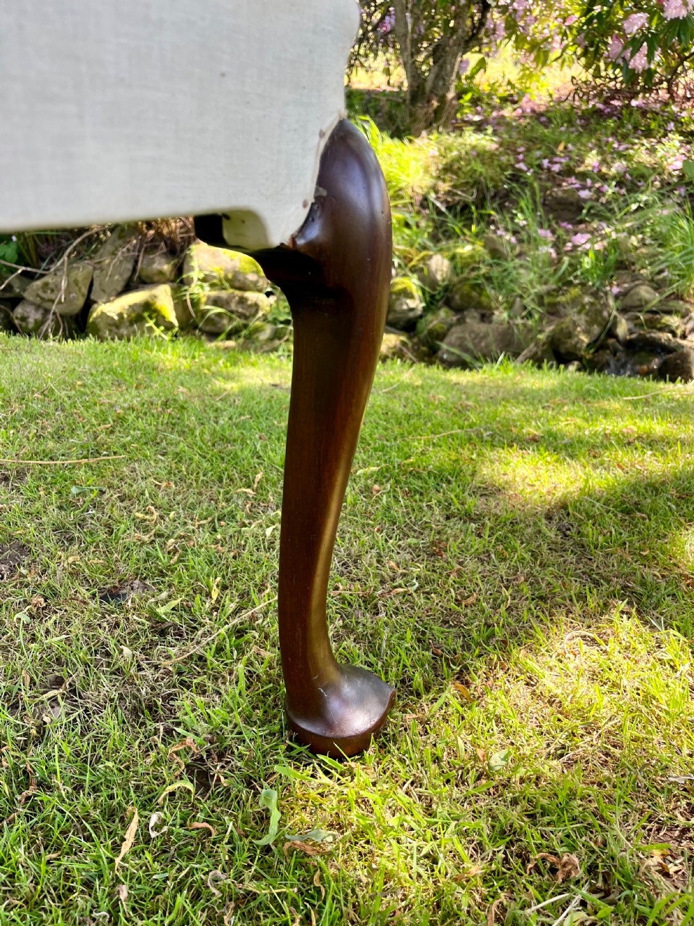Whytock and Reid mahogany Stool View V