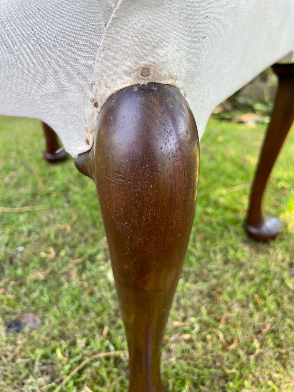 Whytock and Reid mahogany Stool View X