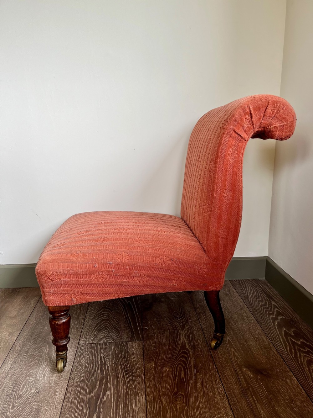 Mahogany slipper chair  View II