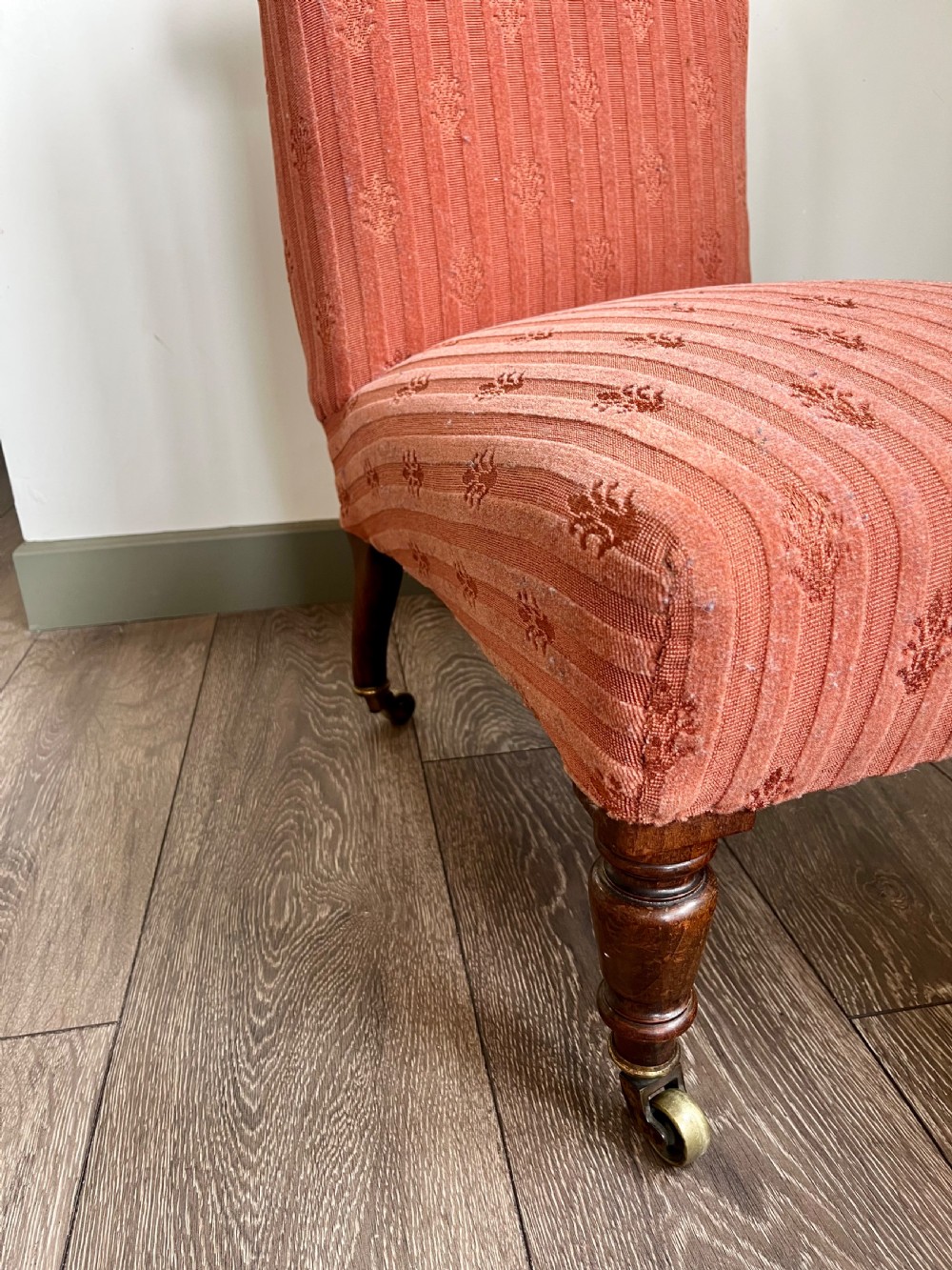 Mahogany slipper chair  View III