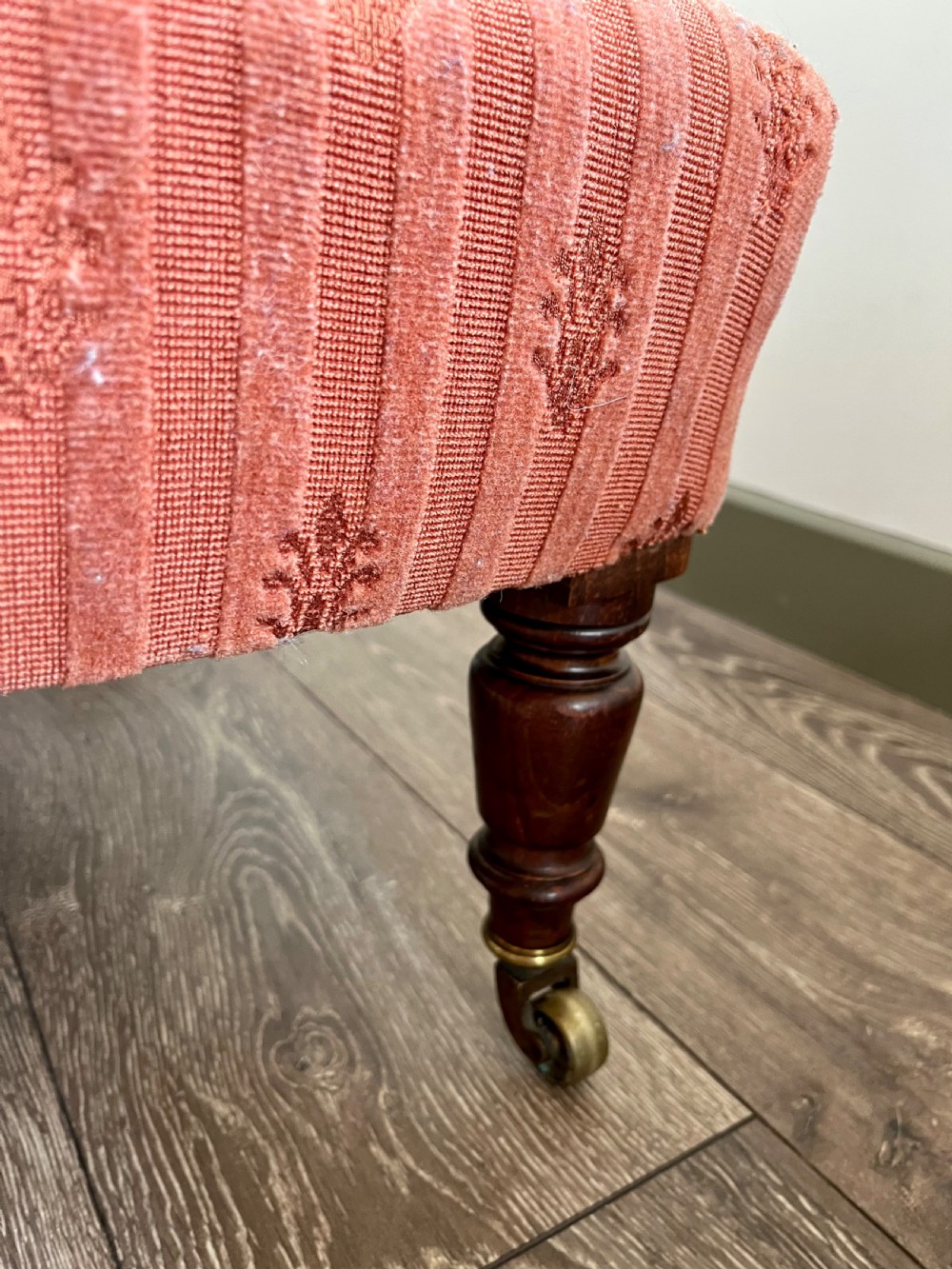 Mahogany slipper chair  View IV