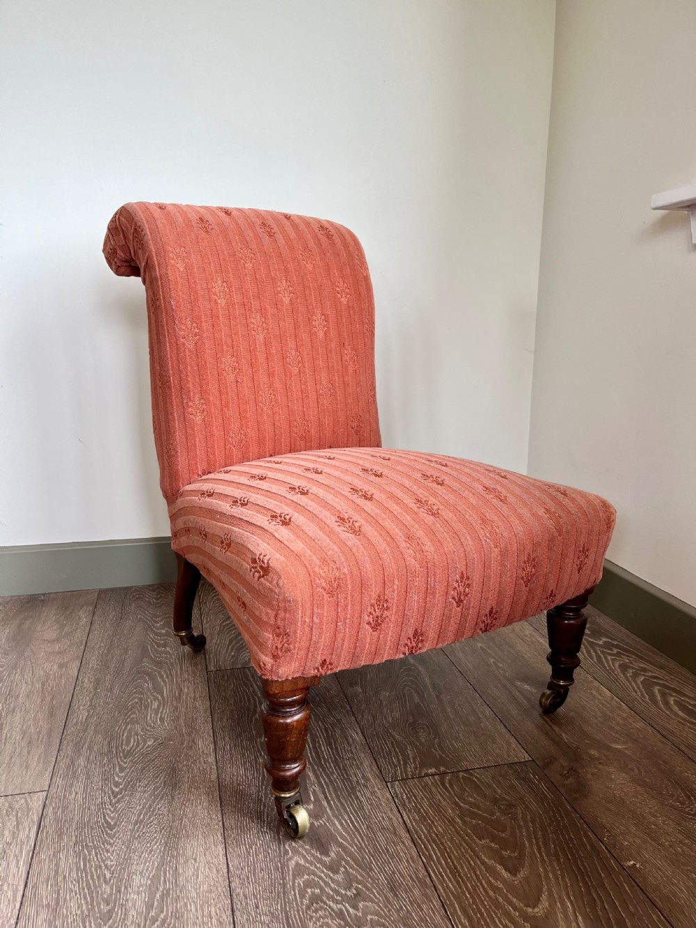Mahogany slipper chair  View VI