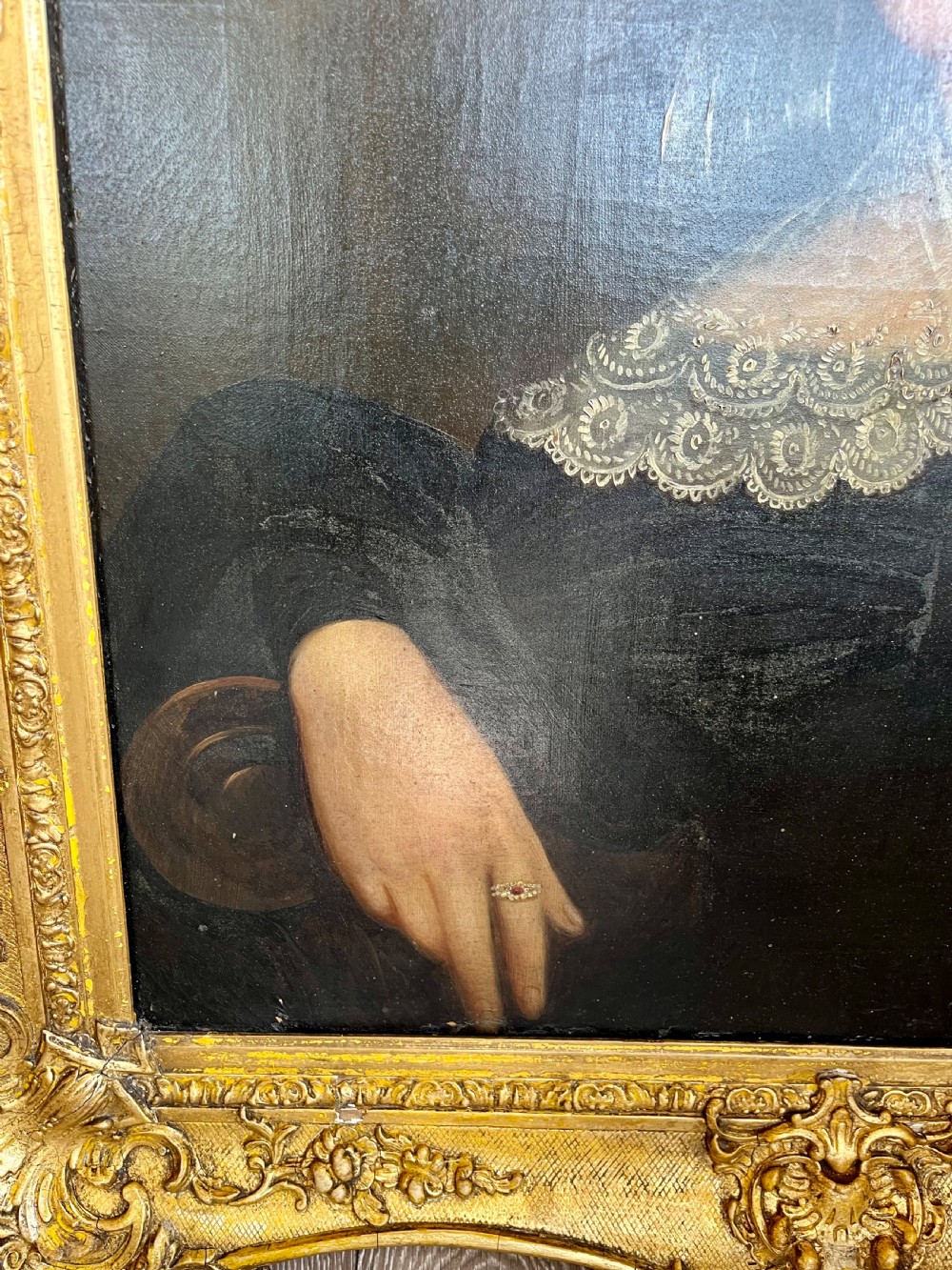 Large oil portrait  View III