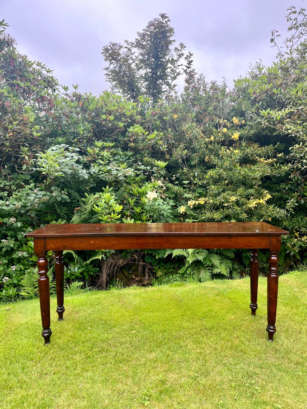 Scottish mahogany console table  View III