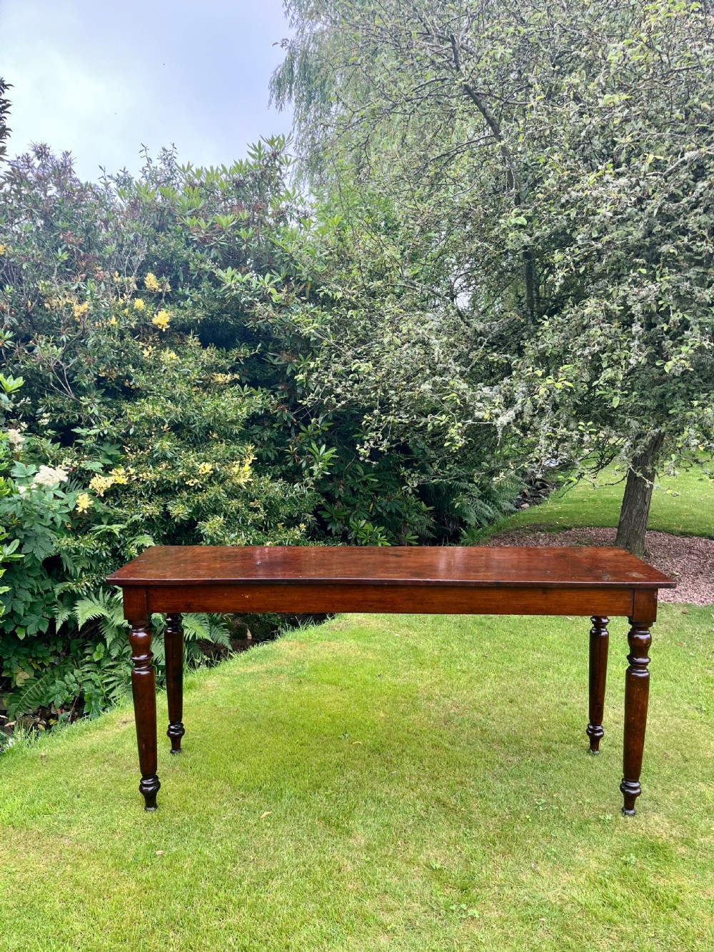 Scottish mahogany console table  View IV