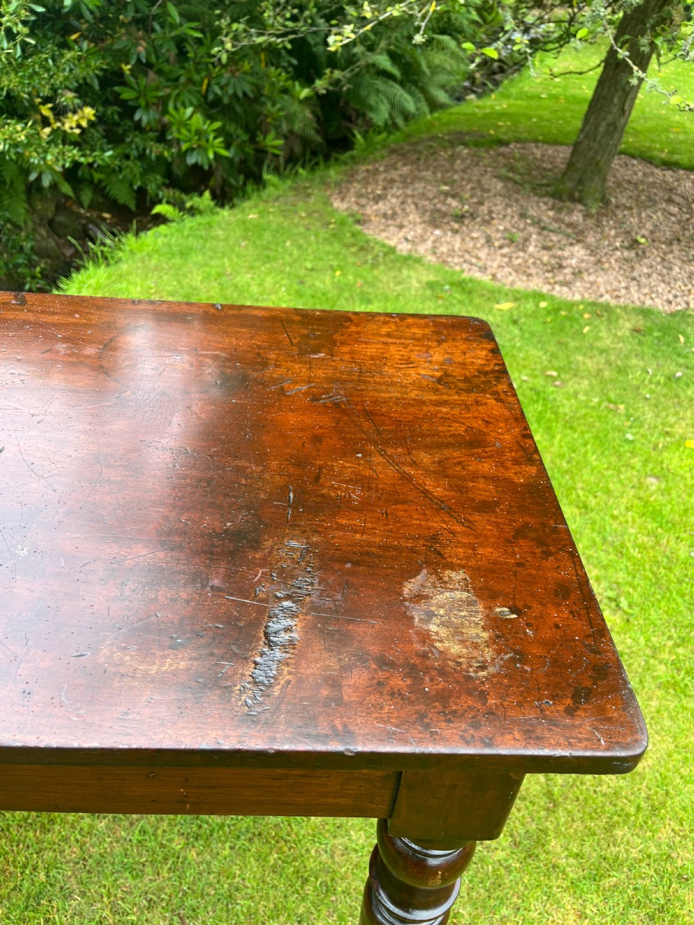 Scottish mahogany console table  View VI