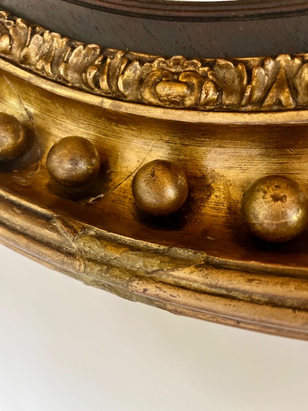 Large gilt convex mirror  View VII