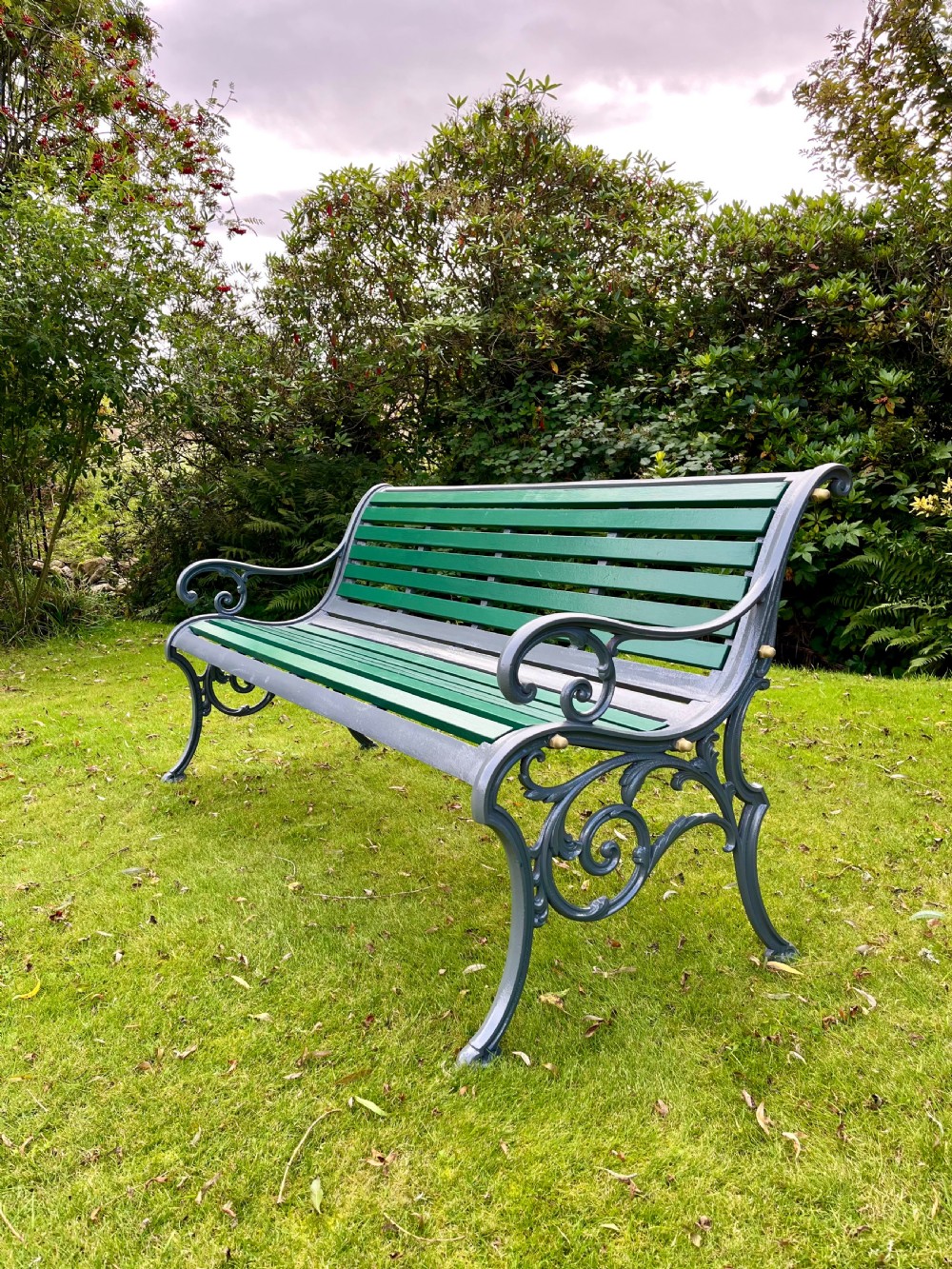 Scottish garden bench