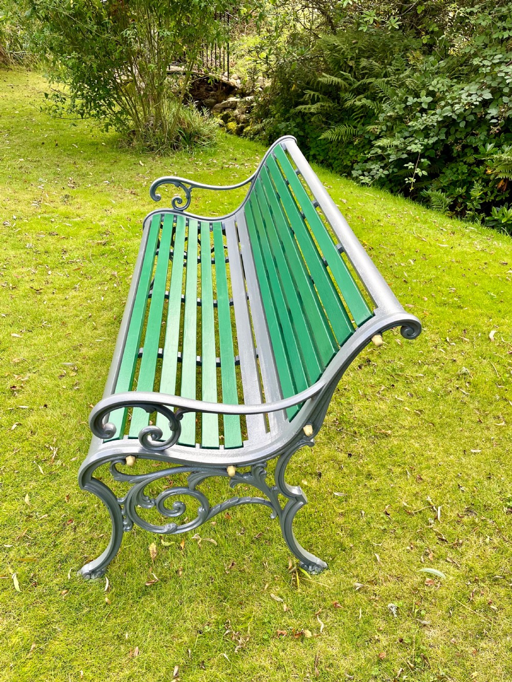 Scottish garden bench View III