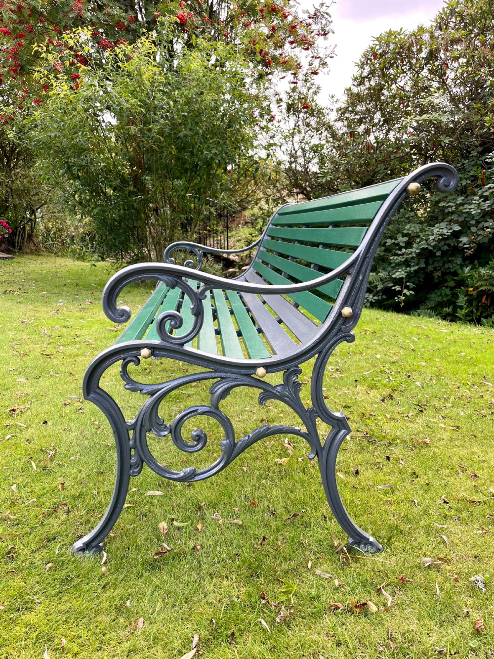 Scottish garden bench View IV
