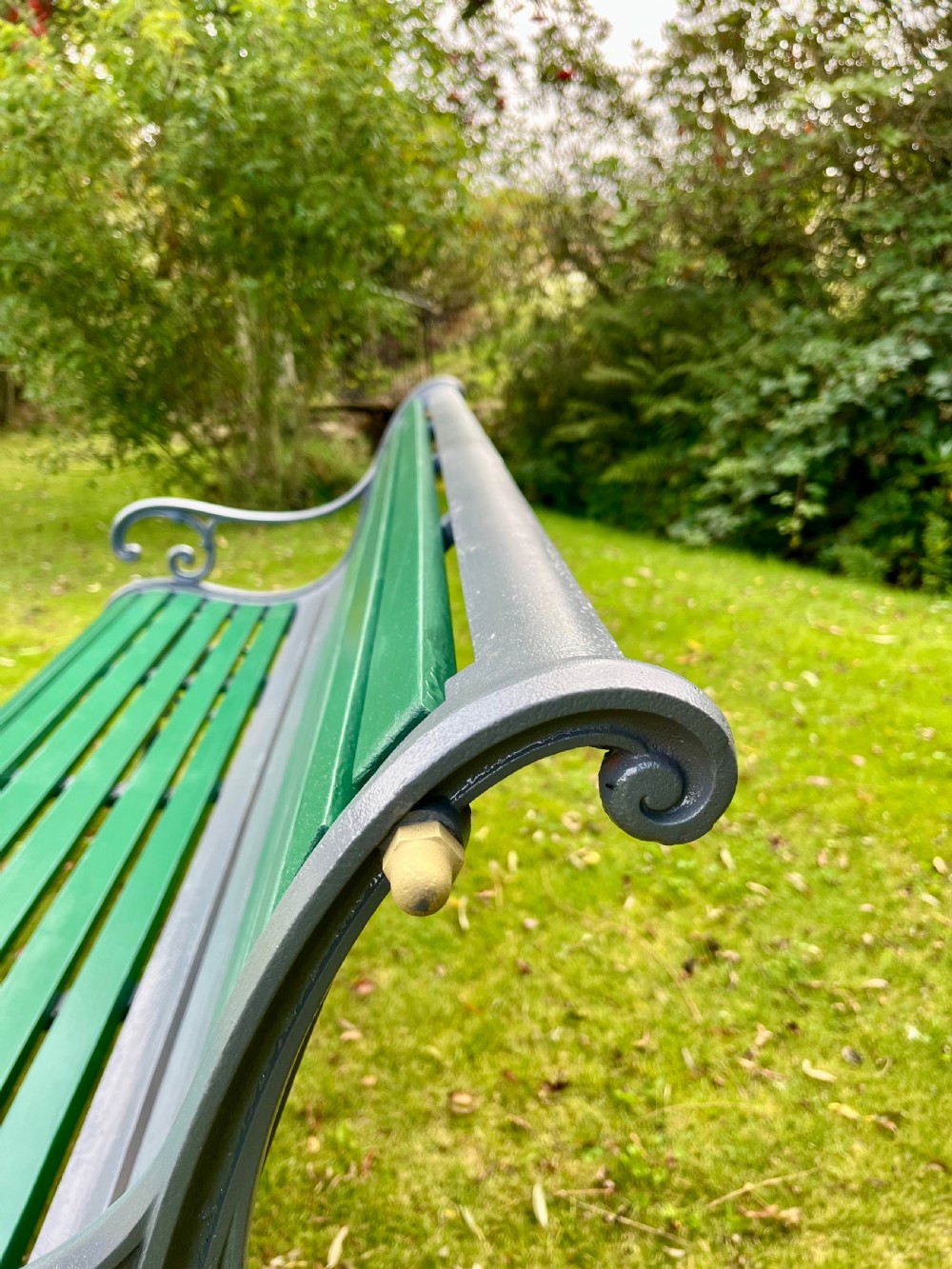 Scottish garden bench View VIII
